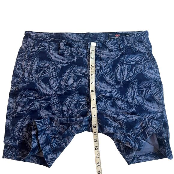 Vineyard Vines Breaker Shorts Mens 30x7 Palm Tree Leaves Breaker Board Chinos - Picture 4 of 11